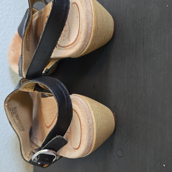 Dansko Black Sandals Size 37 - Picture 3 of 9